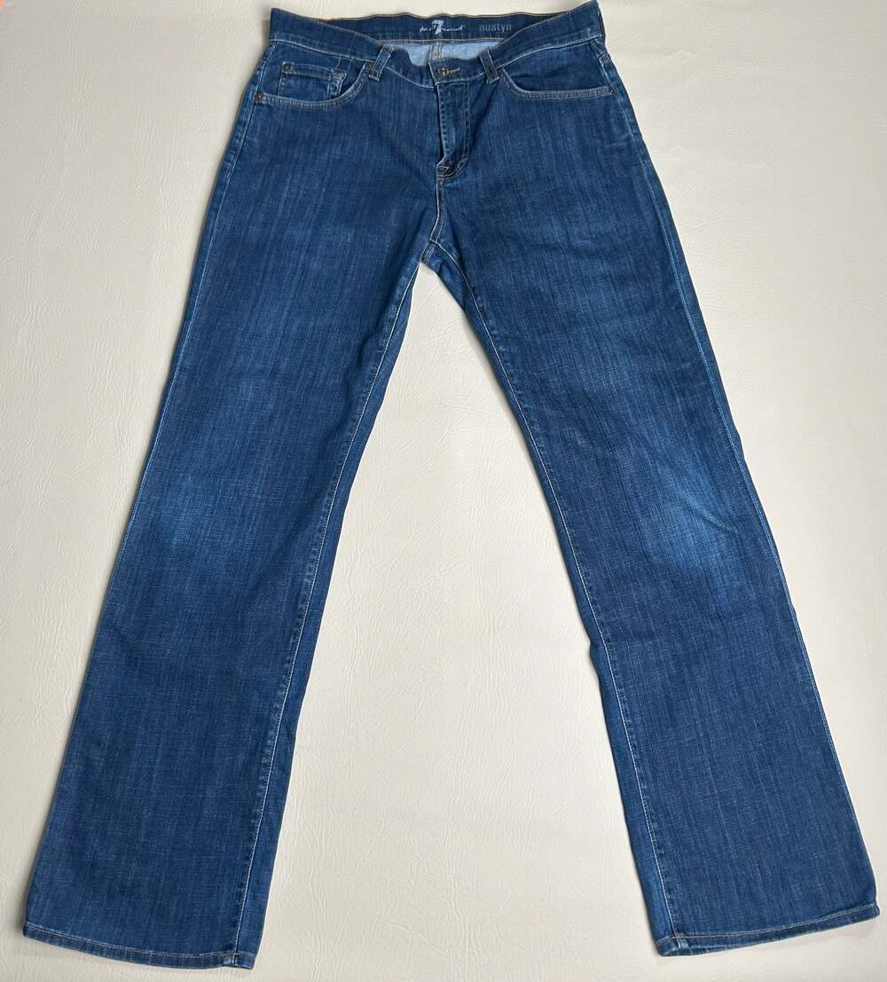 7 For All Mankind Austyn Relaxed Straight Leg Jeans Men's Size 32